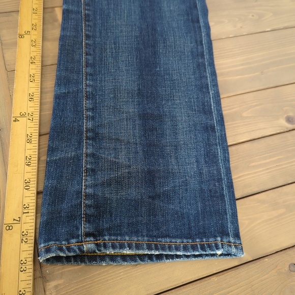 Adriano Goldschmied Patchwork Low Rise Straight Leg Jeans - Picture 13 of 14